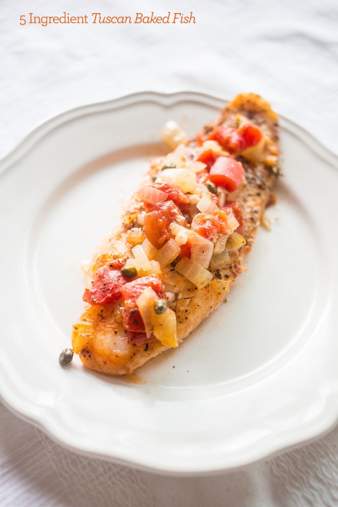 6. 5 Ingredient Tuscan Baked Fish Recipe