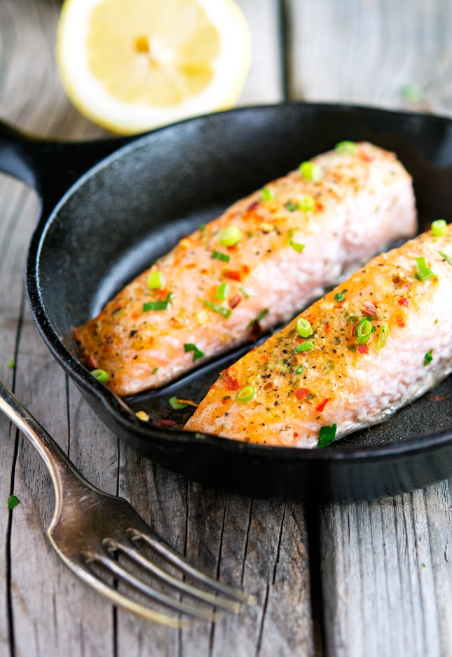 9. Easy Ginger Chili and Lemon Salmon Recipe